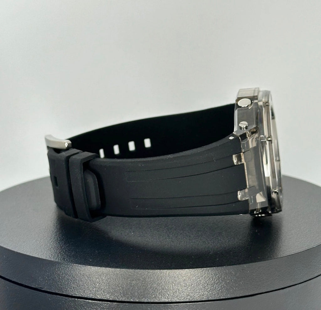 Custom Casio G-Shock GA-2100 Casioak - Silver Ghost