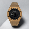 Custom Casio G-Shock GA-2100 Casioak - Golden Shadow (Hand painted)