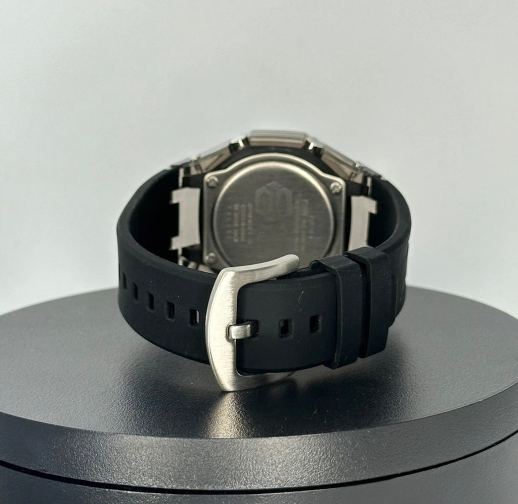 Custom Casio G-Shock GA-2100 Casioak - Silver Ghost