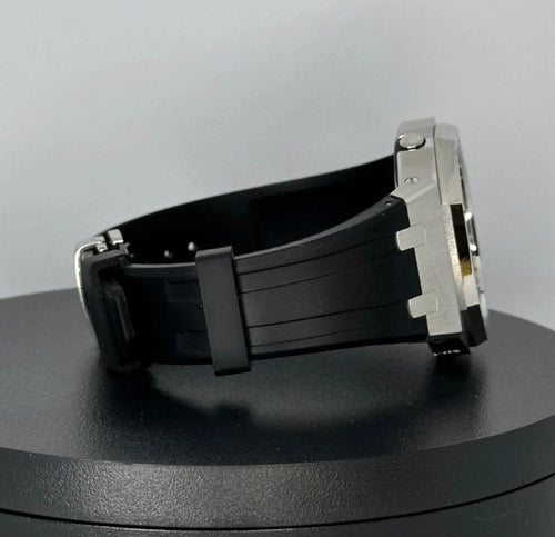 Casio G-Shock Steel Watch with Rubber Strap - Midnight Forest