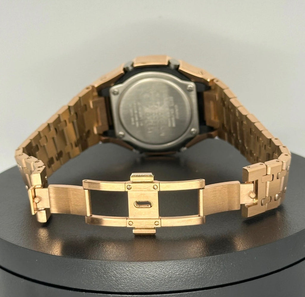 Custom Casio G-Shock GA-2100 Casioak - Golden Shadow (Hand painted)