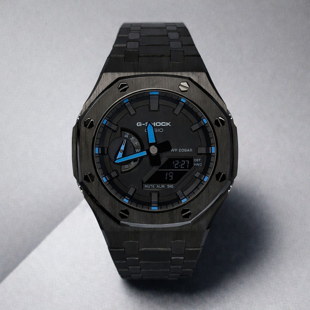 Custom Casio G-Shock GA-2100 Casioak - Midnight Ocean