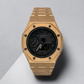 Custom Casio G-Shock GA-2100 Casioak - Golden Blackout