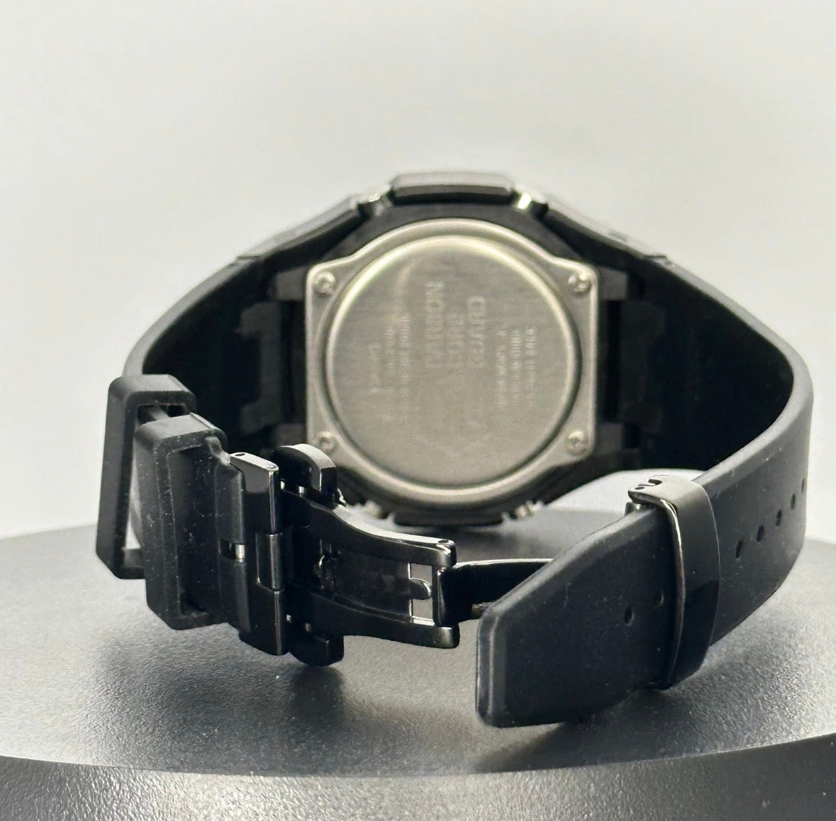Custom Casio G-Shock GA2100 CasiOak Rubber Strap - Metallic Blue Hour Markers