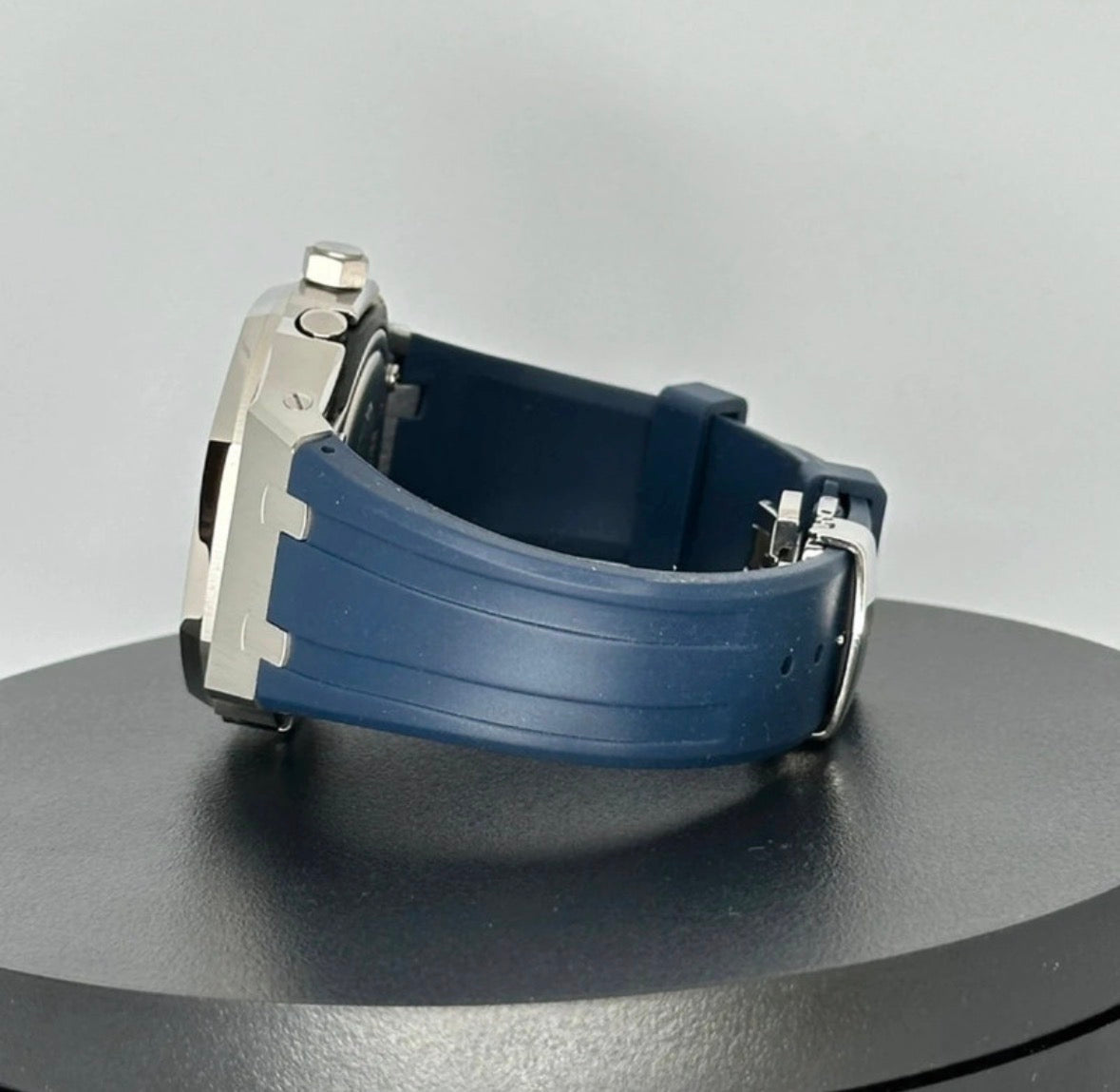 CasiOak Blue Strap - Steel Case - White Markers